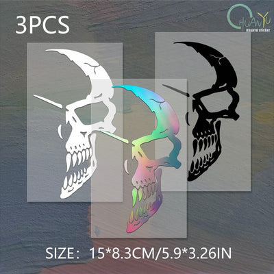 Harley 883 Motorcycle Decal Personalized Sticker Devil Trend Marvel Punisher Fuel Tank Motorcycle Reflective Sticker