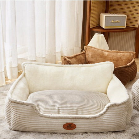 Pet Bed for Dogs and Cats Washable Dog Sofa for Small To Medium Breeds All-Season Mat Cozy Durable Dog Accessories Pet Supplies