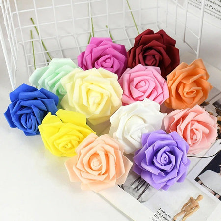 5/10/15/20/25Pcs Artificial Rose Flowers Wedding Decorations Centerpieces Arrangements Party Baby Shower Garden Home Decor Gifts