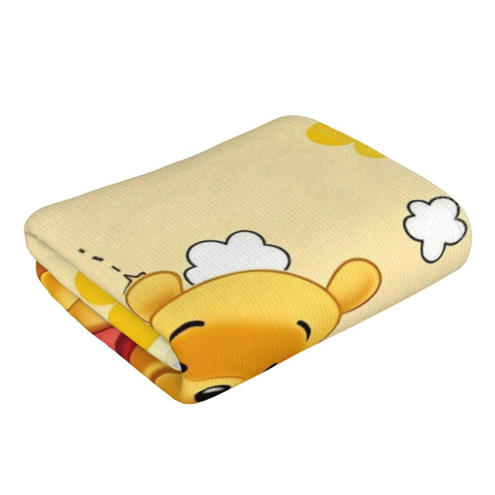 Winnie The Pooh Bear Piglet Merch Towel for Beach New Summer Microfiber Shower Towel No Sand Quick-Dry Surf Towels