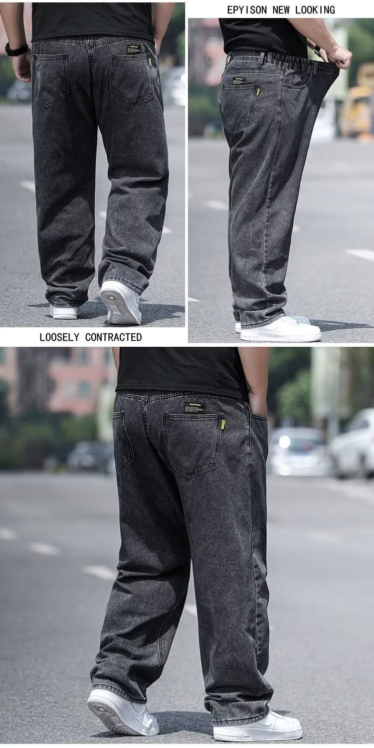 Oversize Jeans for Man Male Jeans Pants Denim Pants Men's Jean Big Size Baggy Y2k Mens Cargo Black New Wide Leg Trousers