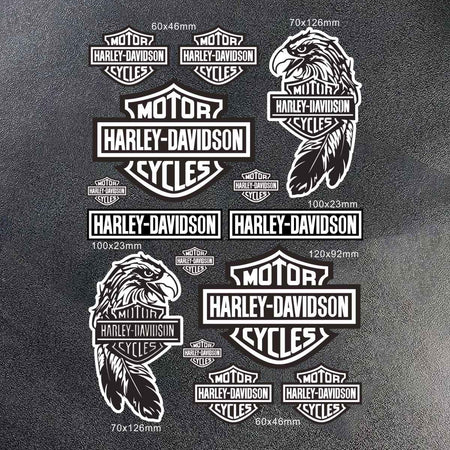 2026 New Harley Davidson Sticker Logo Motorcycle Helmet Tank Bike Decal for Sportster 883 Sportster S 1250 Fat Boy 117