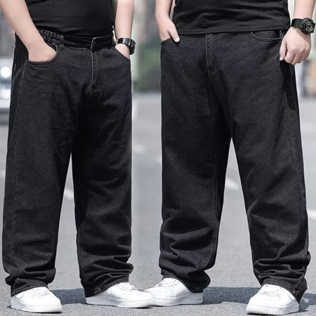 Oversize Jeans for Man Male Jeans Pants Denim Pants Men's Jean Big Size Baggy Y2k Mens Cargo Black New Wide Leg Trousers