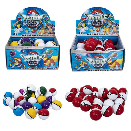 12/20/24Pcs /Set 4-5 Cm PokeBall Model Anime Figure Pocket Monster Pet Elf Dolls Toys For Children's Birthday Gift