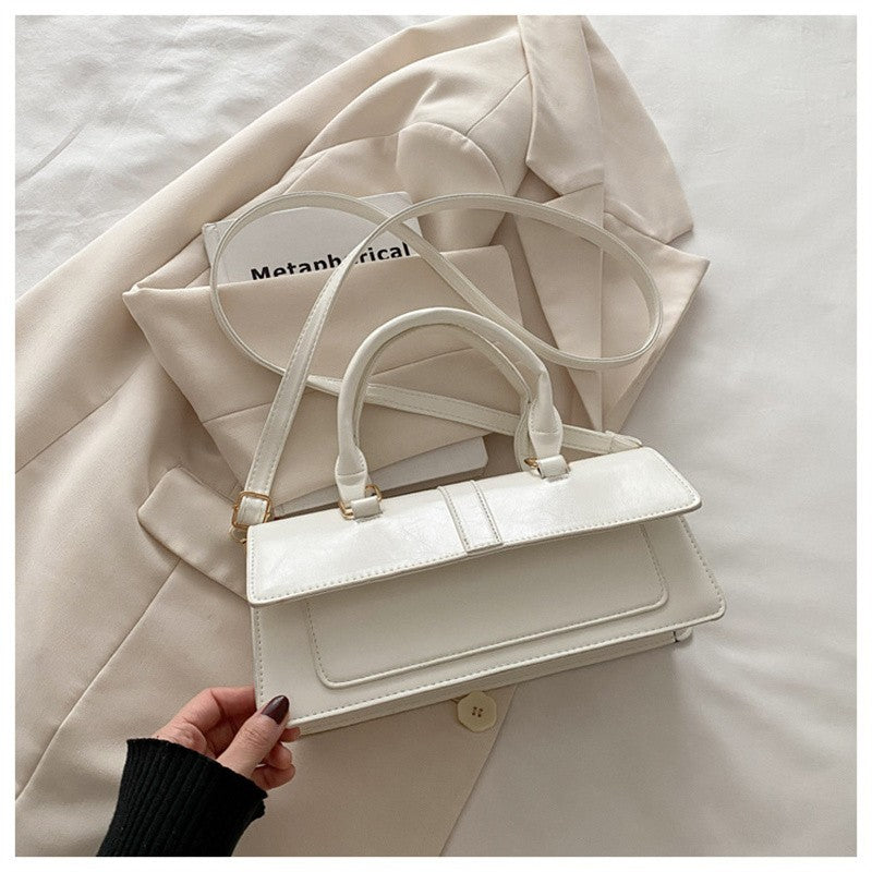 High Quality PU Leather Handbag Purse Women's Bag Solid Color Shoulder Crossbody Bags Lady Messenger Small Tote for Women Girls