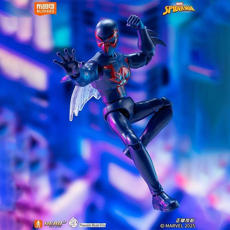 Blokees Hobie Brown Spider-Man Green Goblin Sandman Electro Shocker Spider-Man 2099action Figure Assembly Collection Toys Gifts