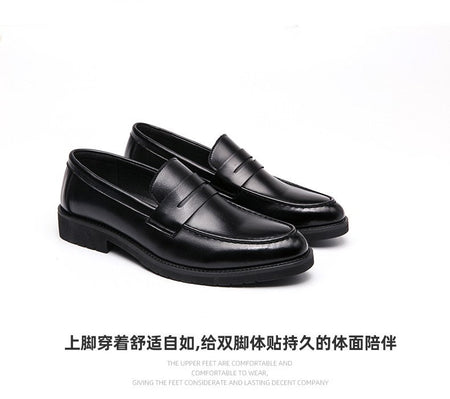 High Quality Casual Business Shoes Men Leather Loafers Classic Men's Dress Shoes Formal Office Leather Brogues Shoes Male