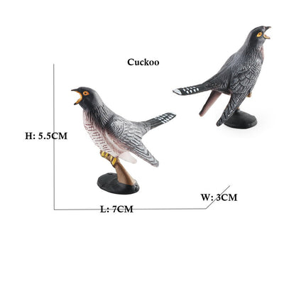 Owl Flamingo Turkey Toucan Seahawk Model Animal Figurines Plastic Bird Toy Action Figure Jungle Adventures Kids Gifts Forest zoo