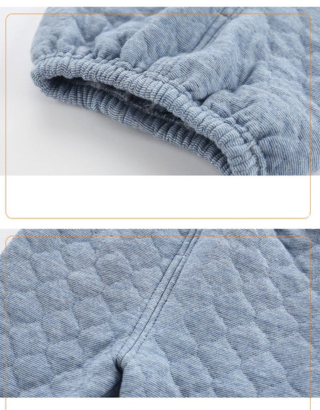 Winter Kids Pajamas For Baby Children Thermal Underwear Clothes Suit Three Layers Thick Cotton Toddler Boys Girls Sleepwear Set