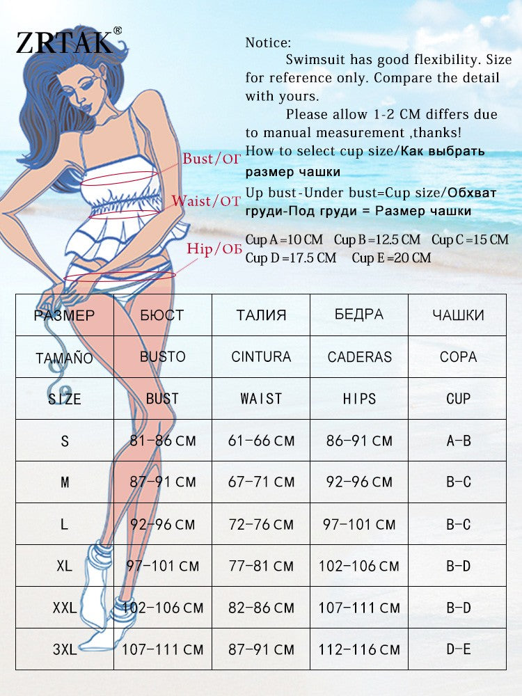 ZRTAK Micro Thong Triangle Swimwear Sexy Lace Bikini Set 2025 Swimsuit Women 2 Piece Beachwear Bandage Bathing Suits Beach Wear