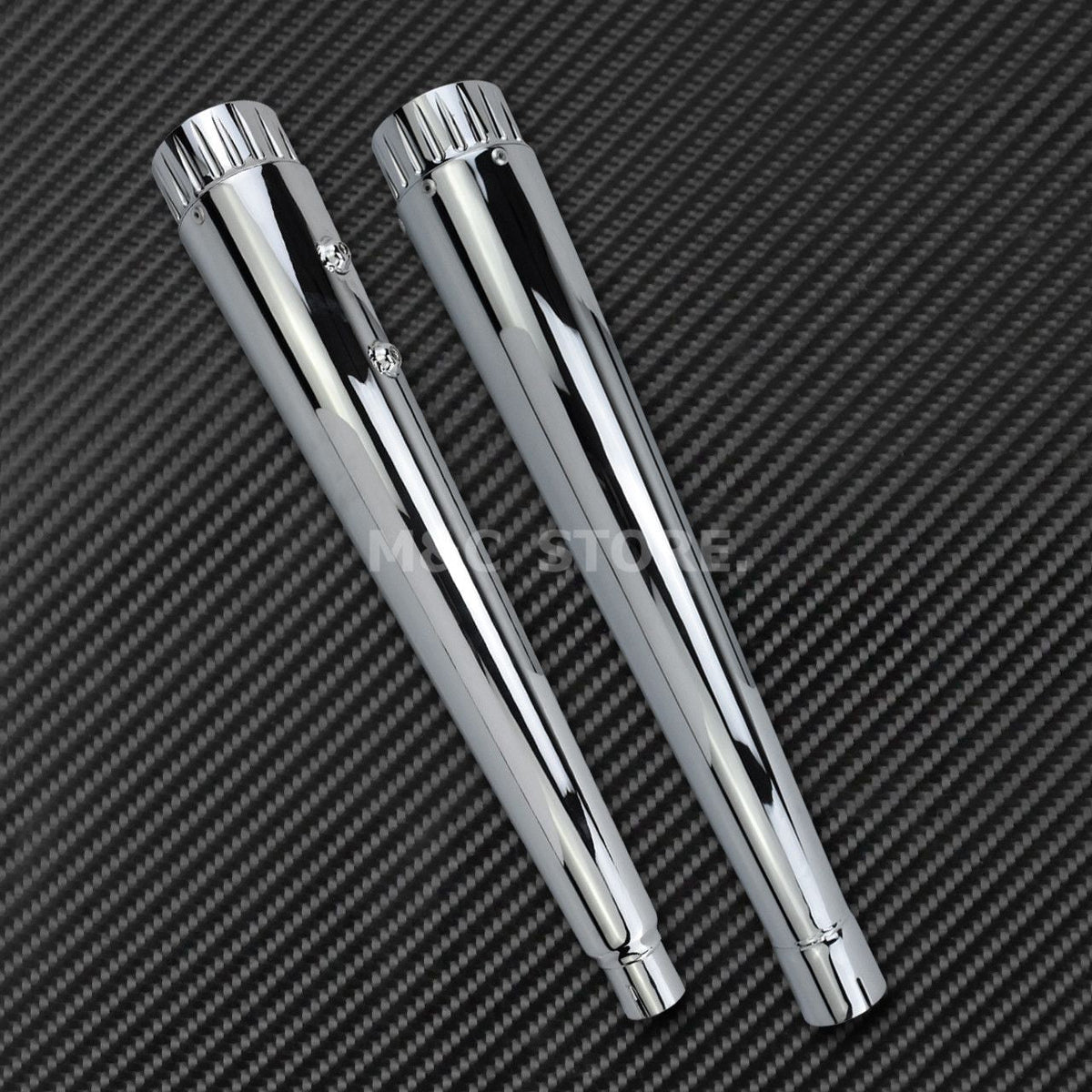 Motorcycle Megaphone Slip-On Mufflers Exhaust Pipes For Harley Touring Road Glide FLT Street Glide FLH Ultra Limited 2000-2020