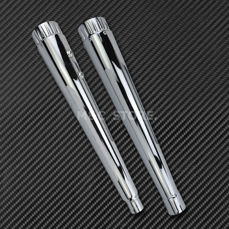 Motorcycle Megaphone Slip-On Mufflers Exhaust Pipes For Harley Touring Road Glide FLT Street Glide FLH Ultra Limited 2000-2020