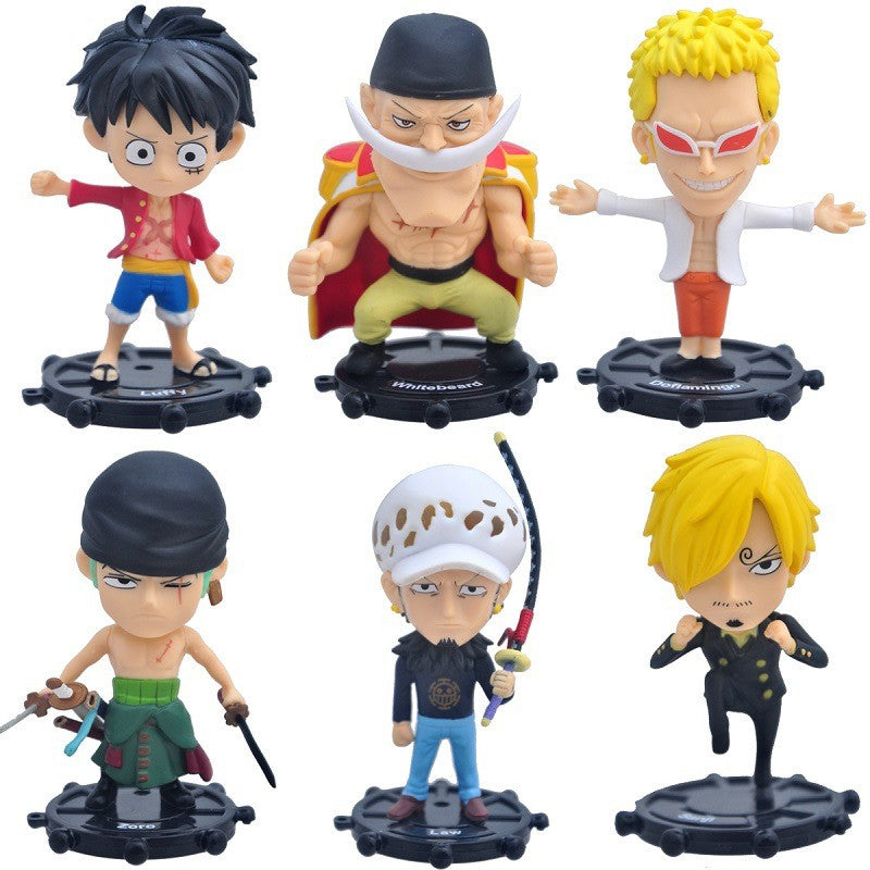 1Set Anime One Piece Figure Luffy Hancock Wedding Dress Series WCF Ace Zoro Nami Marco Collection Dolls Toys for Children Gifts