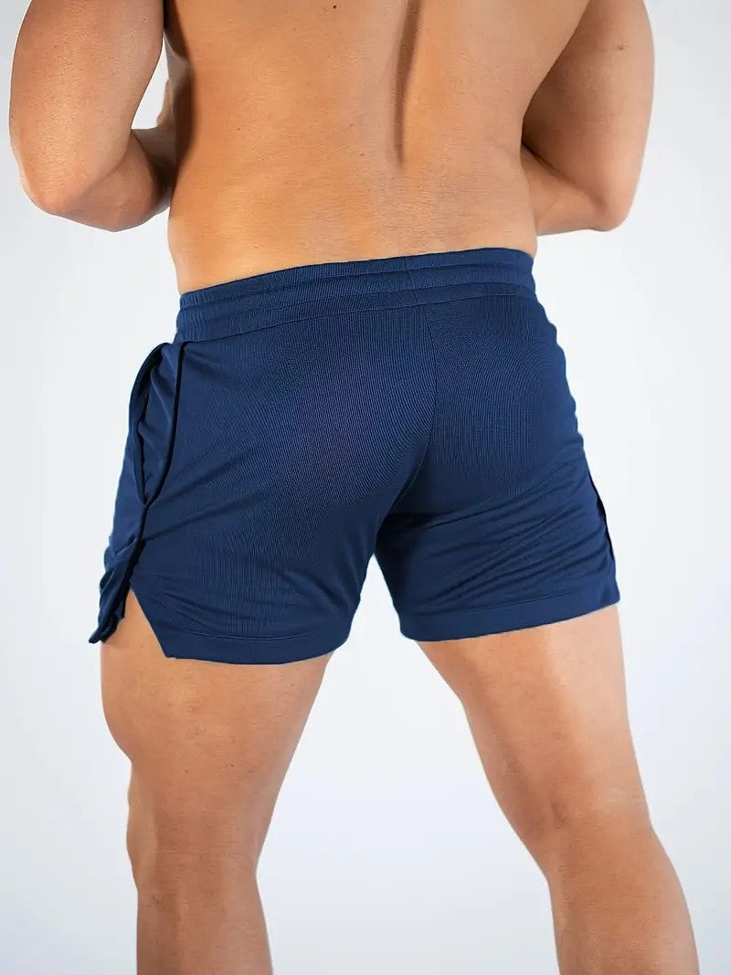 2024 Latest, Fast Drying Breathable Muscle Running Shorts, Marathon Seven Legs, Fitness Beach Pants, Tight Mesh Fabric, Hip Hop