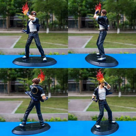 18cm The King of Fighters '98 SNK Anime Figure Kyo Kusanagi Iori Yagami Action Figures Arcade Game peripheral PVC Model Toy Gift