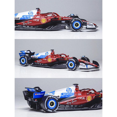 New In Stock Bburago 1:43 Ferrari Sf25 Miami Gp Alloy Miniature Diecast Model 2025 F1 Car #16 Charles Leclerc Toys Car Kids Gift