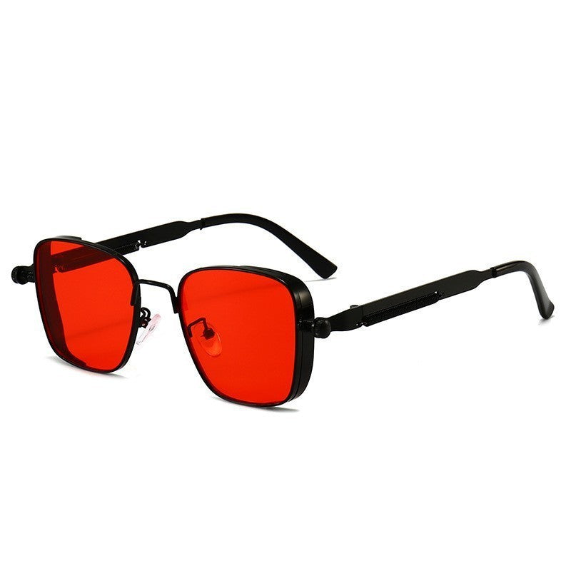 2025 Polarized Sunglasses Men High End Handsome Driving Special Anti UV High Quality Metal Punk Fashion Trends Sunglasses