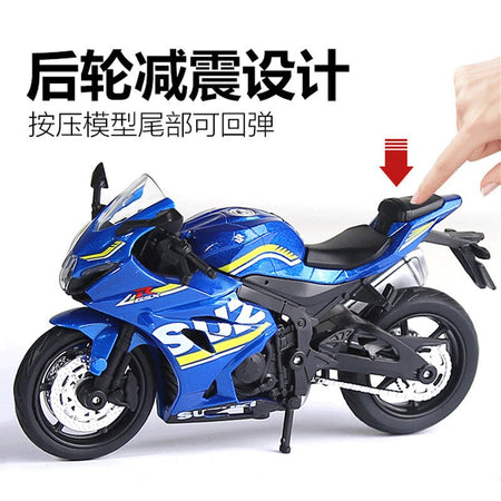 1:18 GSX1000 CBR 1000RR R1 Hayabusa Alloy Motorcycle Model Collection Genuine Authorization Motorbike Toy Miniature
