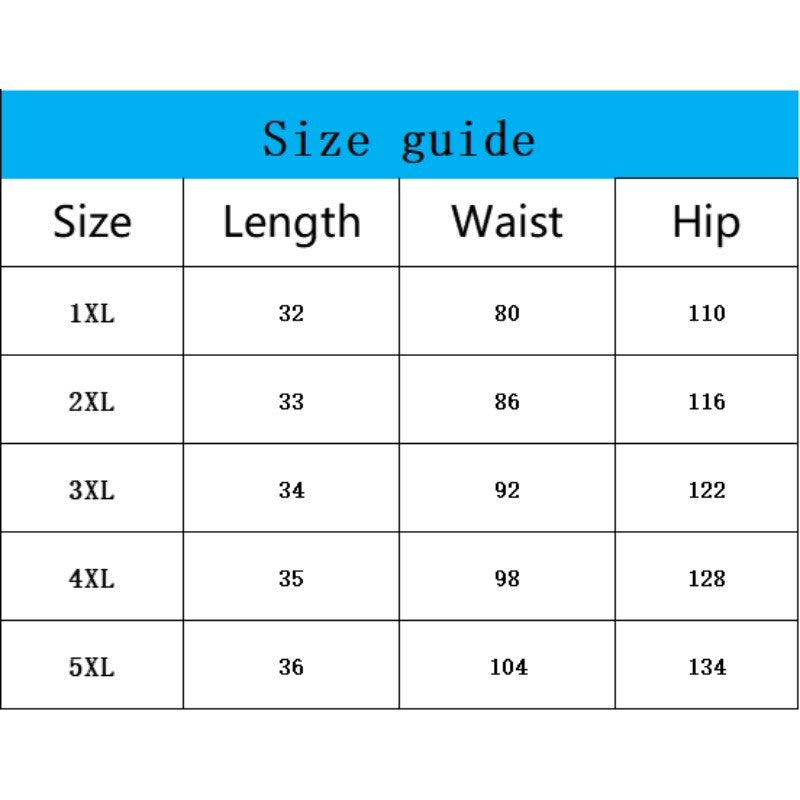 Plus Size 1XL-5XL New Women's Fashion High-Waisted Skirt Pants Phone Pocket Simple Floral Print Ladies Casual Shorts ?