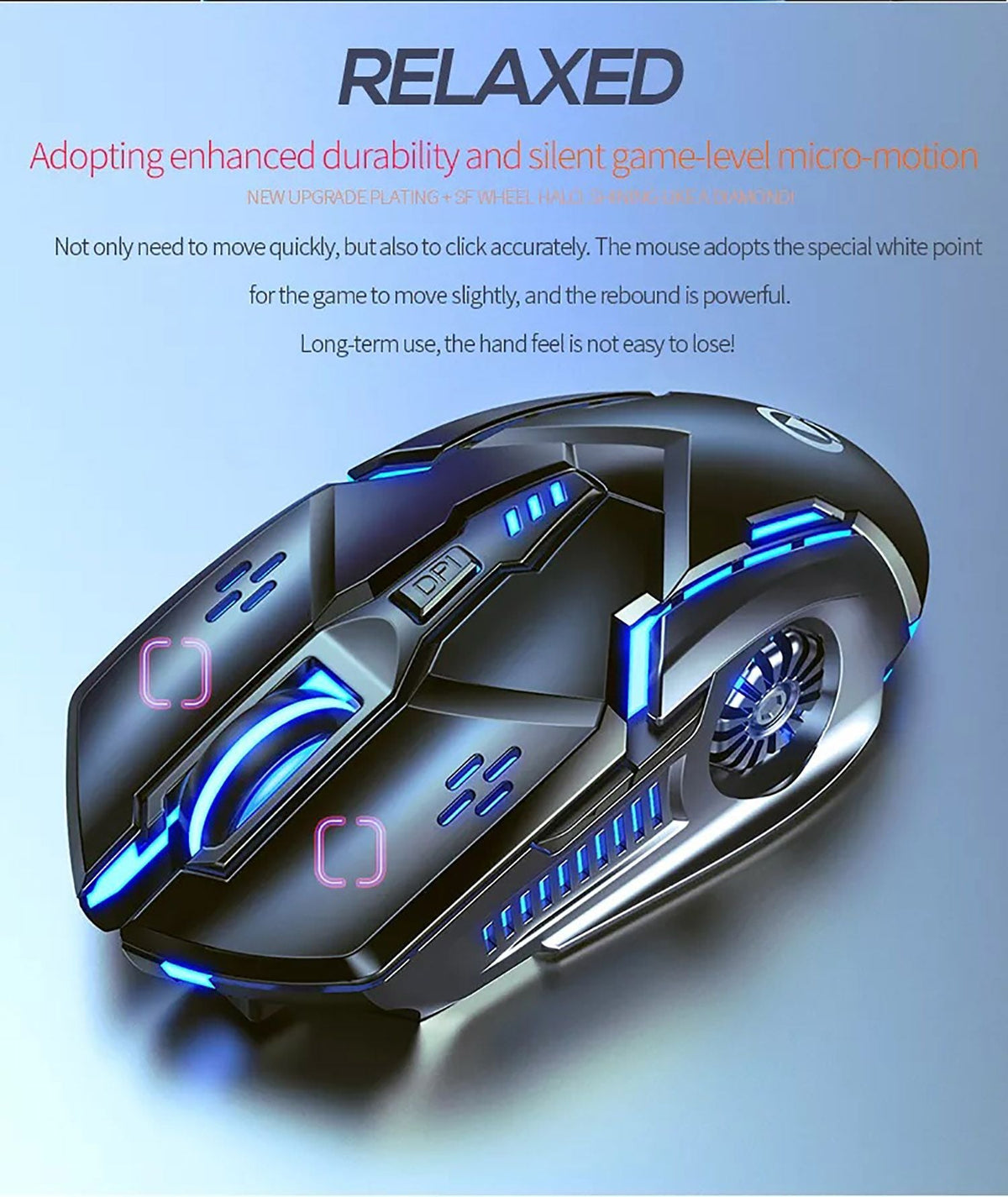Original G5 Wired Mouse BackLight High Sensitivity 6 Keys Macro Programming Gaming Mechanical Mouse For Game Computer Tablet PC