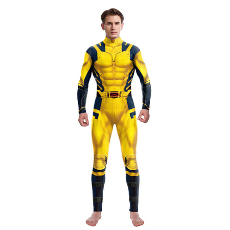 super-héros hommes film Deadpool Wolverine Cosplay Costumes Hallloween combinaison Performance fête Zentai body