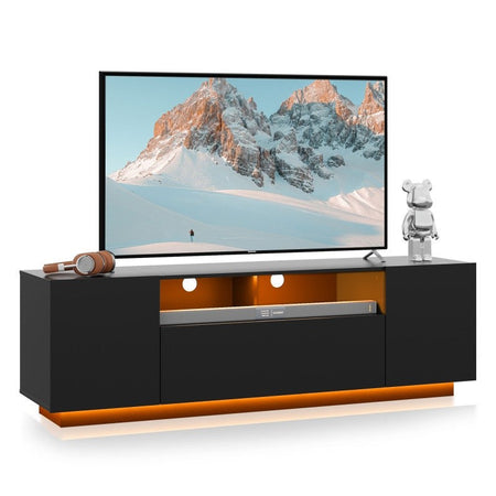 GALAXHERO TV Stand for 65 Inch TV Entertainment Center with Storage Cabinet Modern TV Console for Living Room with Ample Storage