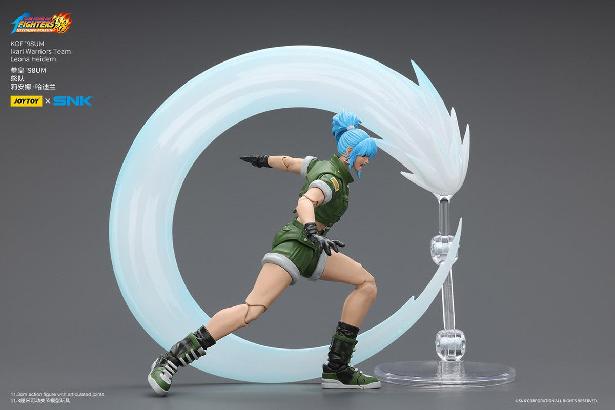Warhammer SNK 1/18 Action Figures KOF 98UM Ikari Warriors Team Leona Heidern Ralf Jones Clark Still Stage Base-Japan Street