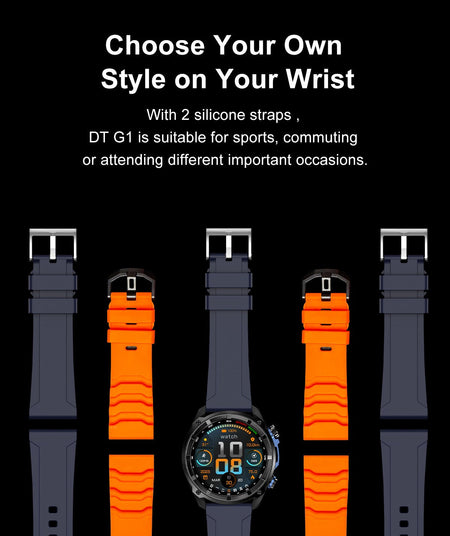 NEW 4GB Memory Video Player Smart Watch AMOLED With GPS Offline Maps Military Sports Smartwatch Men 30m Swim Waterproof Bracelet