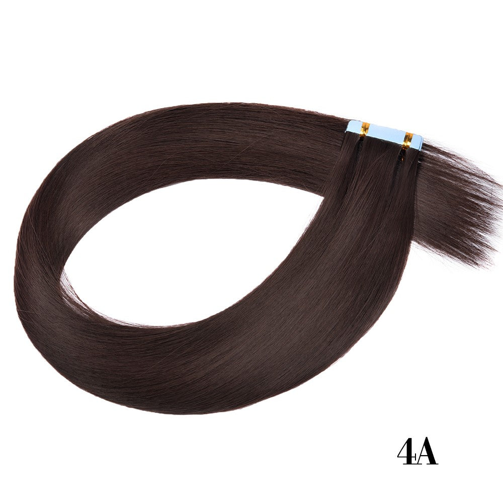 Synthetic Straight Tape In Hair Extensions 10pcs Natural Hair Extension 24inch For Women Invisible Double Sided Free Style