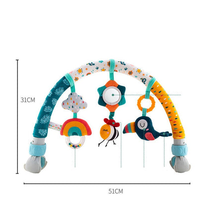 Baby Toy Toddler Cribs Cradles Hanging Bell Baby Stuff Newborn Stroller Stroller Play Arch Bed Toys for Babies 0 12 Months