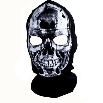 Halloween new mask Black Mask Balaclava Beanies Hats Men Ghost Skull Full Face Warmly Mask Hood Beanie Ggorros Hombre Casquette