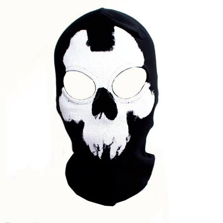 Halloween new mask Black Mask Balaclava Beanies Hats Men Ghost Skull Full Face Warmly Mask Hood Beanie Ggorros Hombre Casquette