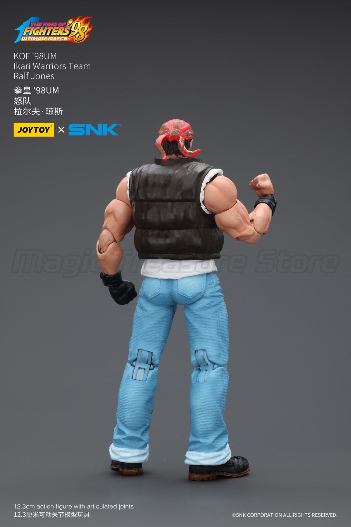 ?MT?JOYTOY 1/18 Action Figure SNK KOF'98UM Ikari Warriors Team Ralf Jones Clark Still Leona Heidern Toy Model Gift
