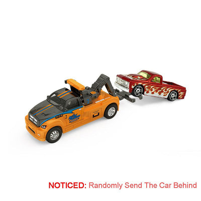 1:64 Scale Container Truck Miniature Model Toy Cars Metal Diecast Trailer with Pull Back Transport Vehicle Toys for Kids Gifts
