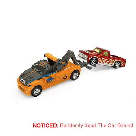 1:64 Scale Container Truck Miniature Model Toy Cars Metal Diecast Trailer with Pull Back Transport Vehicle Toys for Kids Gifts