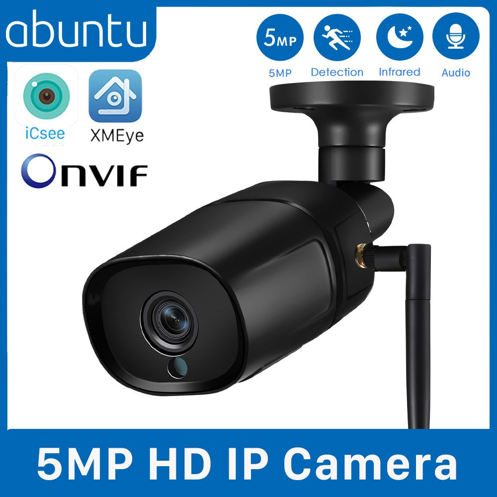 Abuntu 5MP HD IP Camera H.265 4MP Audio CCTV Security Camera ONVIF AI Human Detection Wifi Surveillance Camera ICSEE APP/XMeye