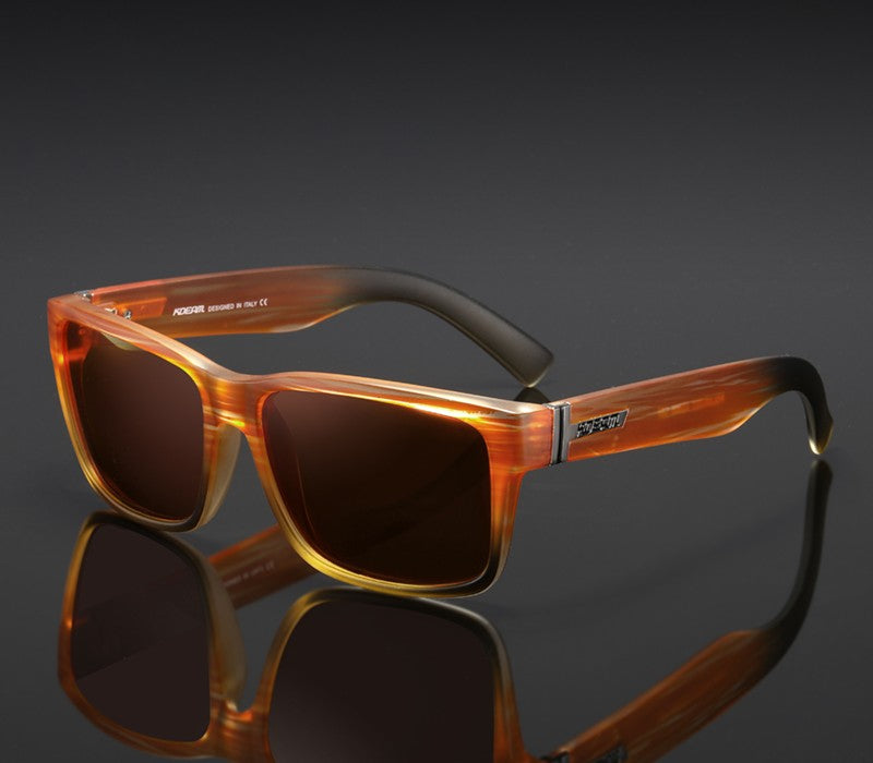 KDEAM Revamp Of Sport Men Sunglasses Polarized Shockingly Colors Sun Glasses Outdoor Driving Photochromic Sunglass With Box