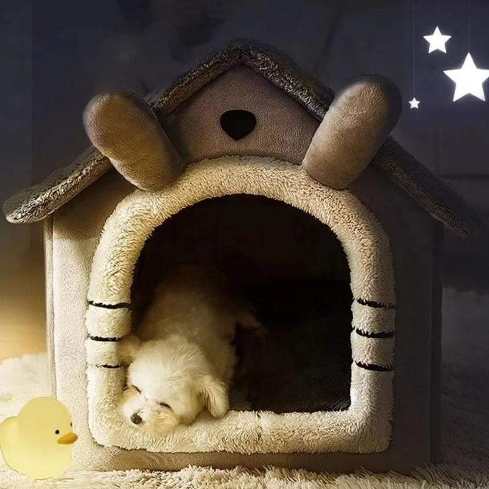 Thickened Pet Warm House Cat And Dog House Winter Warm Universal For All Seasons Detachable And Washable Cute New Comfortable