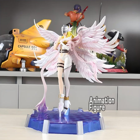 26cm/10.24in Anime Digimon Adventure Figure Angewomon Action Figures Pvc Collection Model Toys for Children Gifts