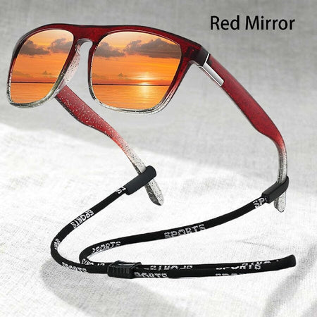 Fashion With Chain Square Sunglasses For Men Women Driving Fishing Brand Designer Sun Glasses Man UV400 Eyewear