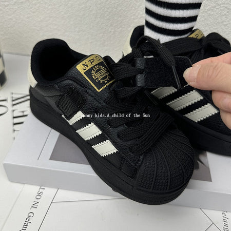 2025 Spring New Korean Style Sports Training Shoes for Kids Boys and Girls Breathable Sneakers