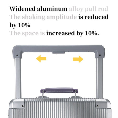 New Style Skate-Wheel Luggage, 24-inch Travel Suitcase, 20-inch Carry-On Suitcase, Premium Combination Lock Suitcase, Business T