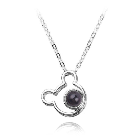 Projection Necklace 100 Languages I Love You Pendant Jewelry For Girlfriend Wife Lover Couple Creative Romantic Necklaces Gifts