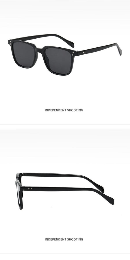 rectangle Rivet Tony Stark Sunglasses women men 2022 brand designer fashion Iron Man Glasses vintage oculos de sol masculino