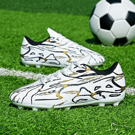 Unisex Youth Soccer Cleats Lightweight Football Shoes for Match Training Enhanced Grip Durable FG TF Comfortable Breathable