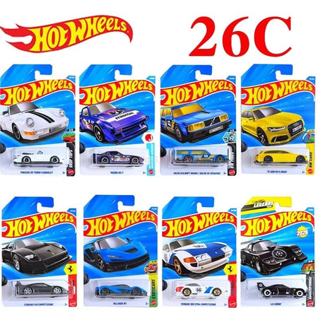 Original Hot Wheels 1/64 Mainline Series 2026 C Case FERRARI BENZ Porsche Bentley Collectible Car Toy Diecast Vehicle C4982