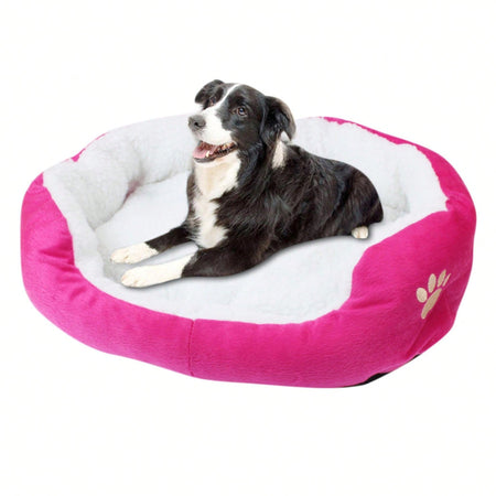 Thickened Warm Lamb Fluffy Pet Bed 50*40CM for Small-Medium Pets