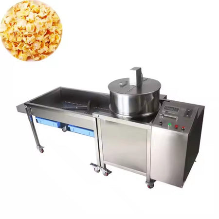Commercial Automatic Popcorn Machine Gas Industrial Popcorn Making Machine Caramel Milk Chocolate Corn Popper