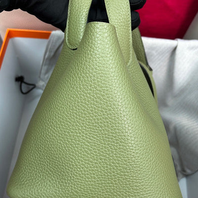 Mendy 22 CM Large size Top Quality Bucket Bags Women's Bag Lady Luxury Designer High End Bag TC Cowhide Golden Sliver