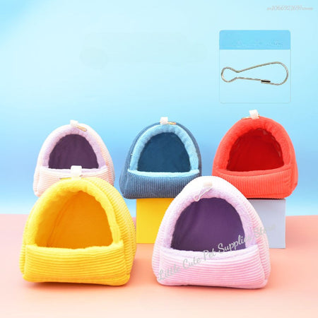 Bird Cage Parrot Cotton Nest Thickened Winter Bird Cotton Nest Pet Mini House Hammock Cage Hut Tent Bed Hanging Cave Pet Product